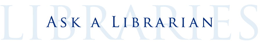 Ask A Librarian