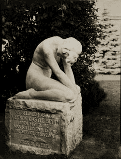 Irene and Vernon Castle Memorial, 1922 - "At the End of the Day," Sally James Farnam, Sculptor
