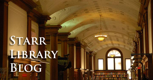 Starr Library Blog