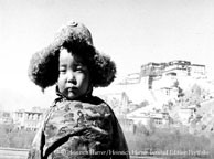 Tendzin Choegyal, youngest brother of the Dalai Lama, at the age of three.