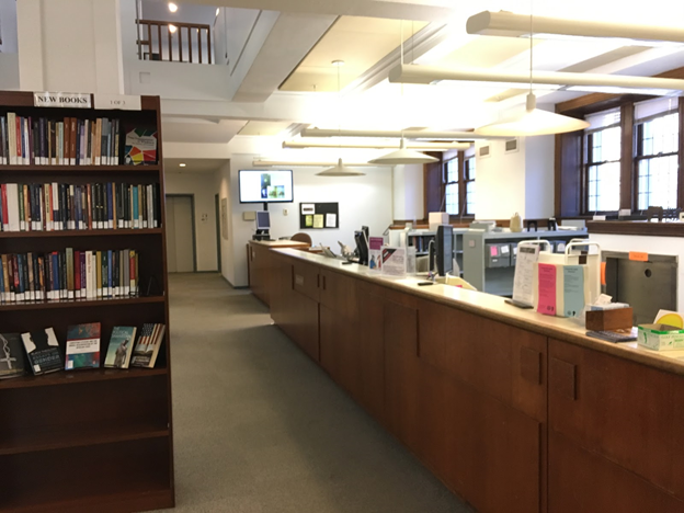 Level L1 (Ground floor) of the Burke Library.