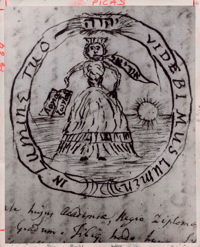 Original drawing of King's College Seal