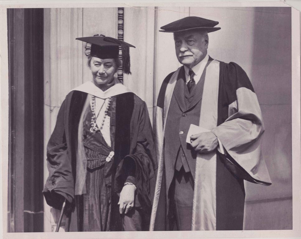 Alice Hargreaves and Nicholas Murray Butler