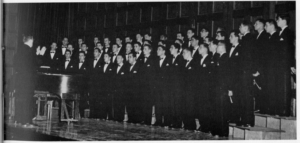 Glee Club from the 1952 Columbian