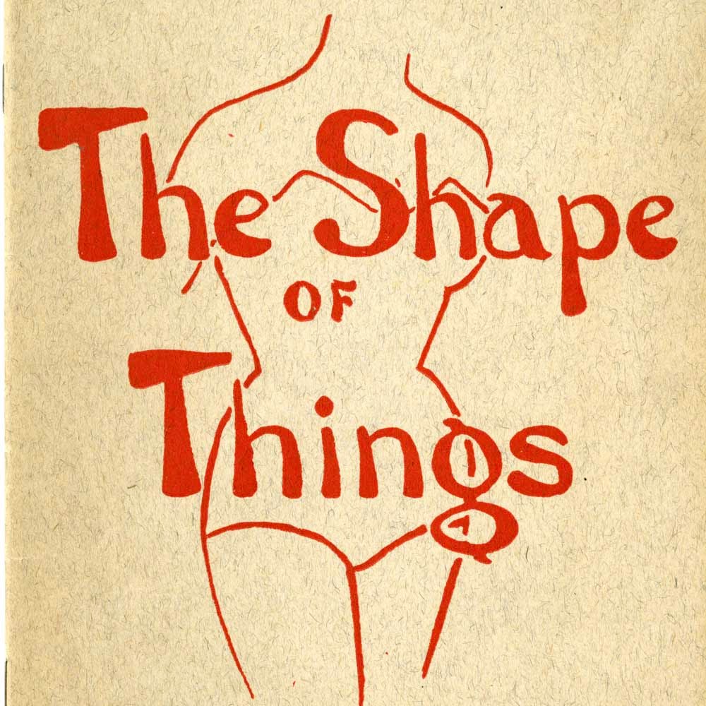 The Shape of Things program cover