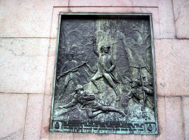 Battle of Harlem Heights plaque