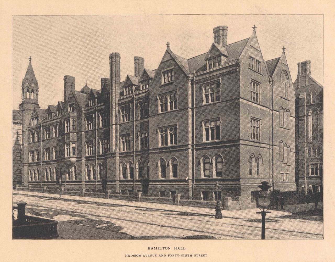 Hamilton Hall, circa 1860
