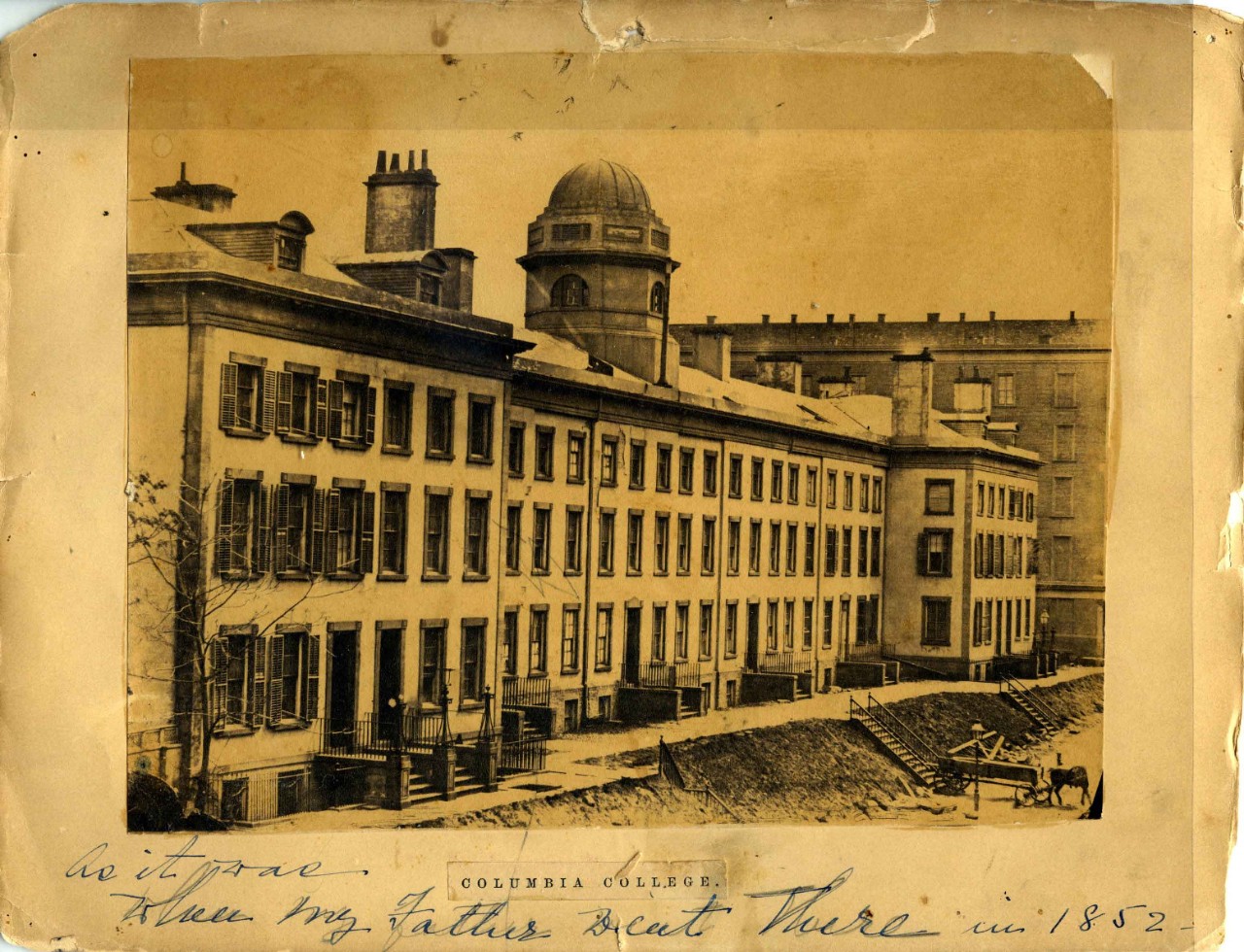 Columbia College, circa 1852