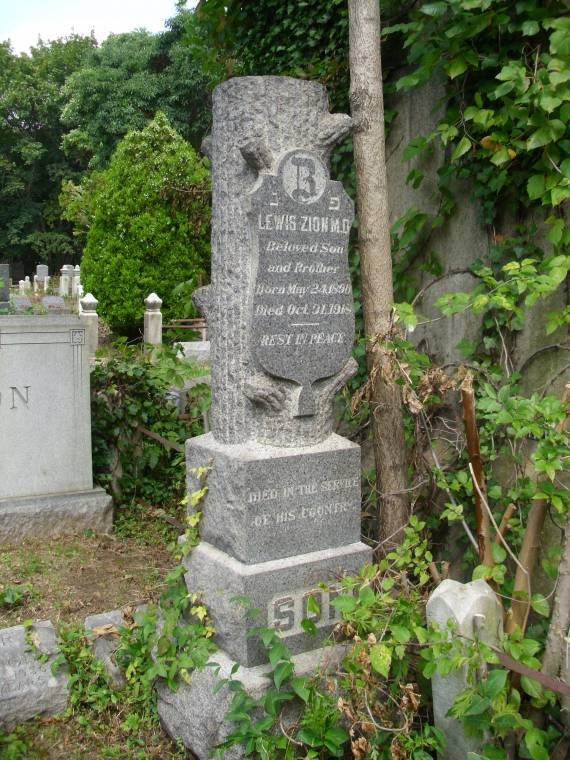Lewis Zion's grave