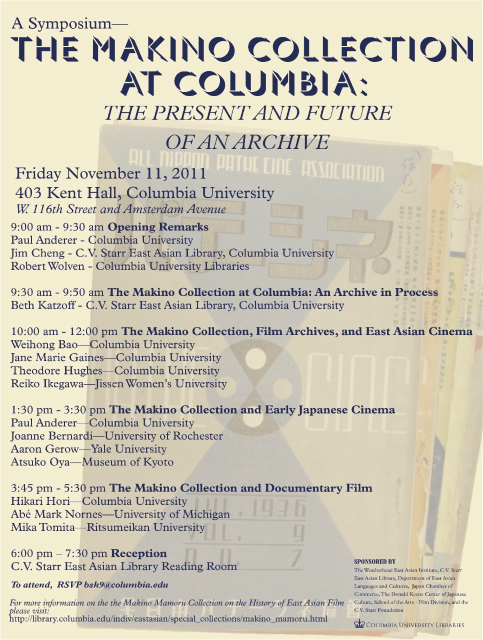 Symposium - The Makino Collection at Columbia