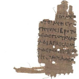 Homer Papyrus Fragment