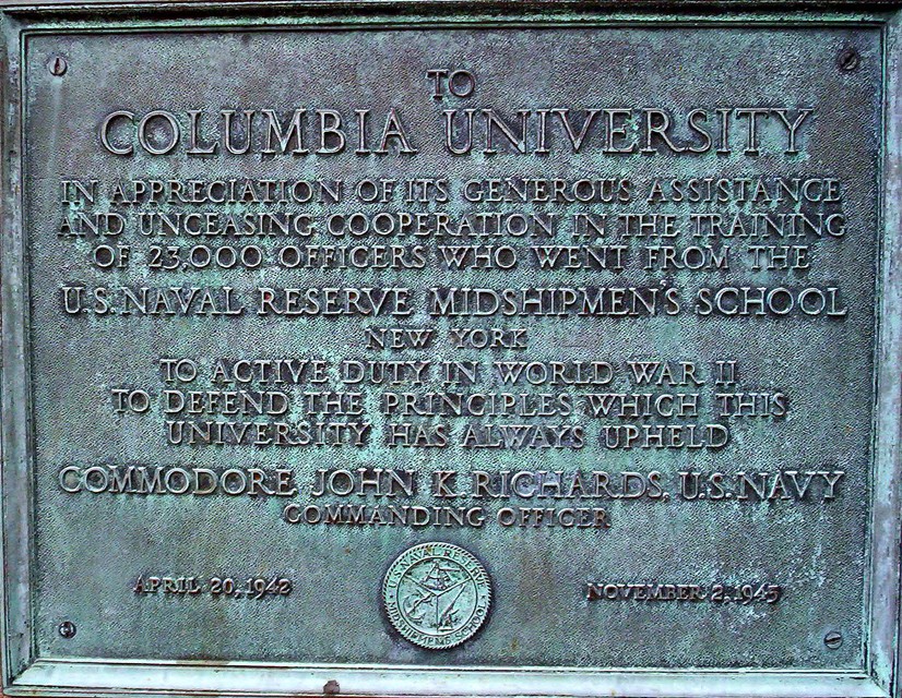 Midshipmen plaque