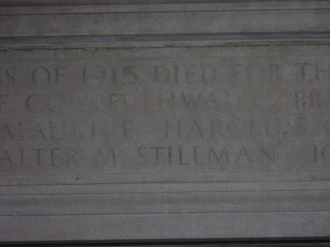 John Jay Hall mantlepiece