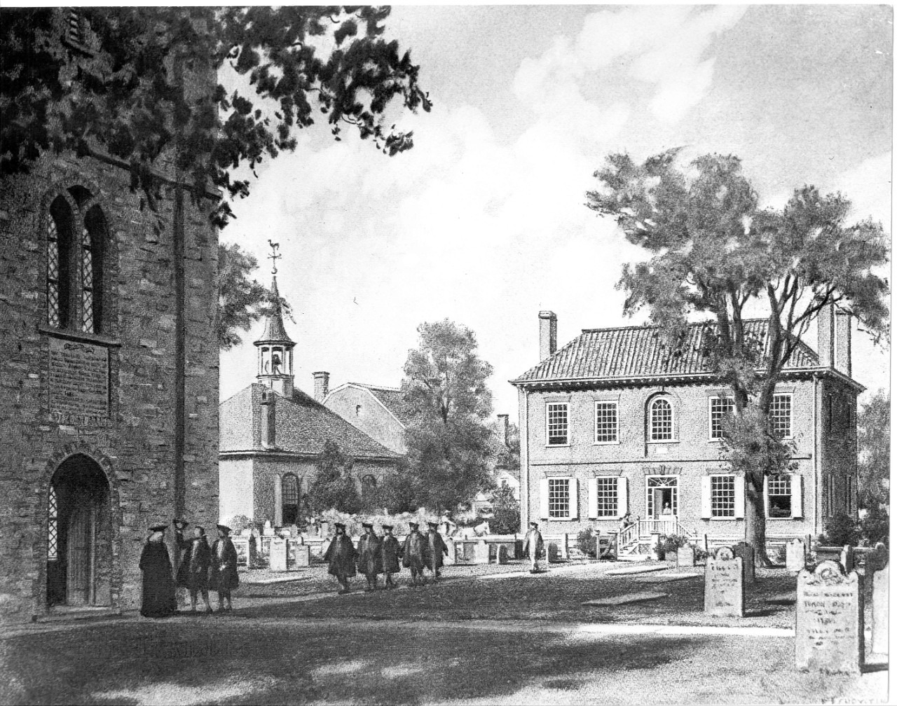First day of classes at King's College, 1754