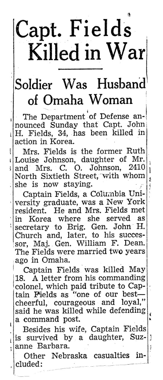 John Herbert Fields obituary