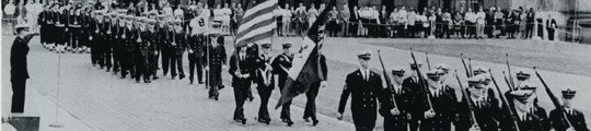 Naval Reserve Officers' Training Corps (NROTC) parade, 1965 Columbian Naval Reserve Officers' Training Corps (NROTC) parade, 1965 Columbian
