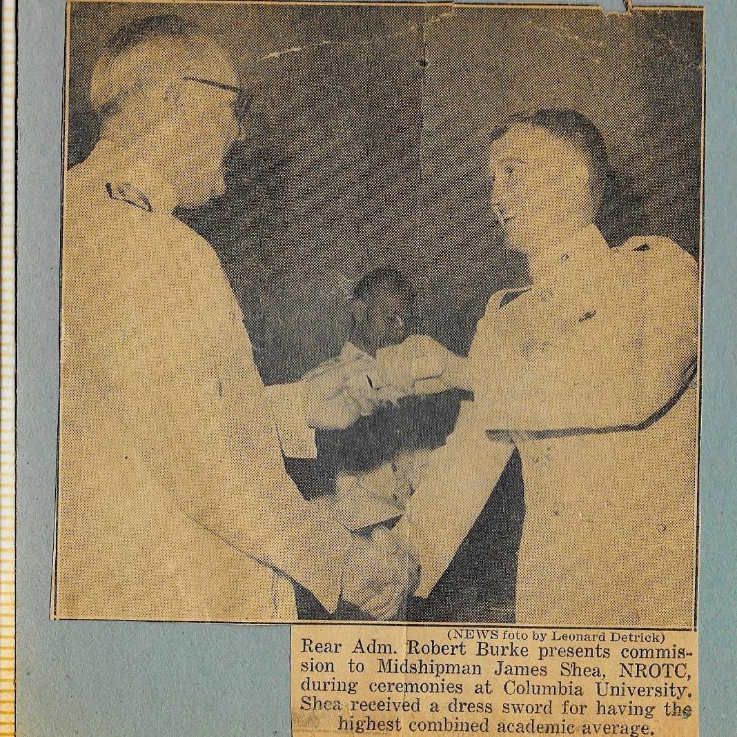 James T. Shea, Daily News newspaper clipping