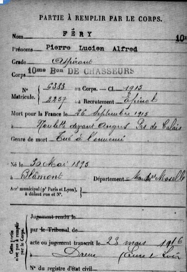 Alfred Lucien Pierre Féry
