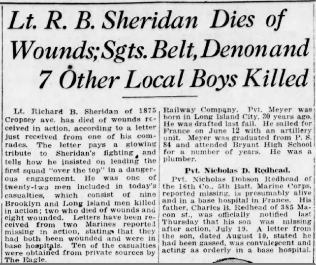 Brooklyn Daily Eagle newspaper clipping
