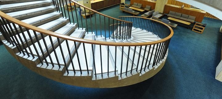 Lehman Social Sciences Library Spiral Staircase